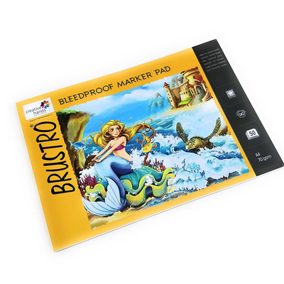 Brustro Bleedproof Marker Pad 70 GSM A4 ( Contains 50 Sheets )
