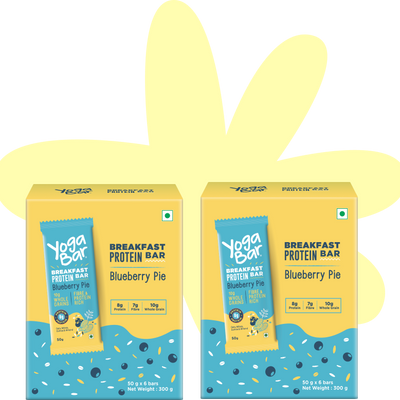 Blueberry Pie Breakfast Bar (Pack of 6) x 2 Boxes
