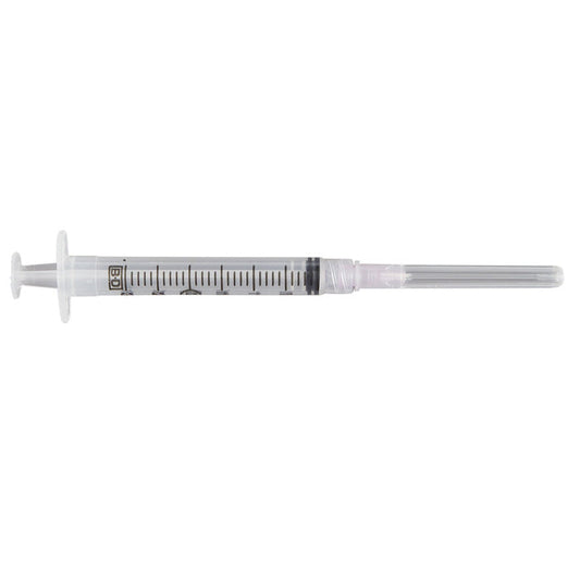 BD Plastipak 3 mL Syringe 18 gauge x 1.5 inch with PrecisionGlide Needle Luer-lok 100 box