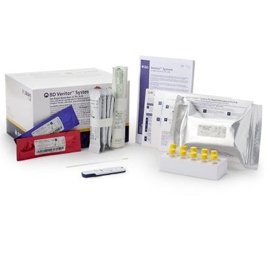 BD Veritor Plus System Influenza A+B Nasal Swab Test Kit, Nasopharyngeal Swab Sample, 30 Tests Per Box