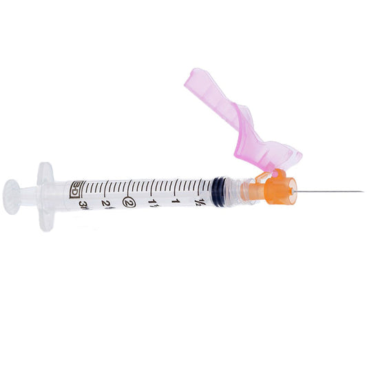 BD Eclipse Needles 25G x 1 inch with detachable 3 mL Luer-Lok Syringe 50/Box