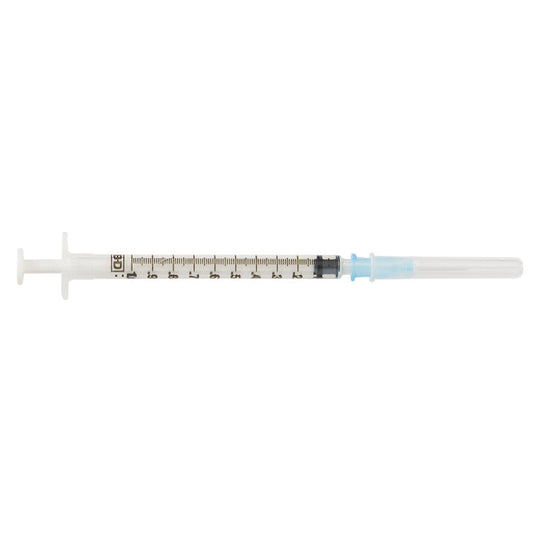 BD 25 Gauge x 5/8" Tuberculin Syringe with Needle 1 mL PrecisionGlide Detachable Needle 100/Box