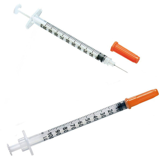 Insulin Syringes 31 g x 8 mm, 1 mL with Ultra-Fine Needle 100/box Embecta 328418