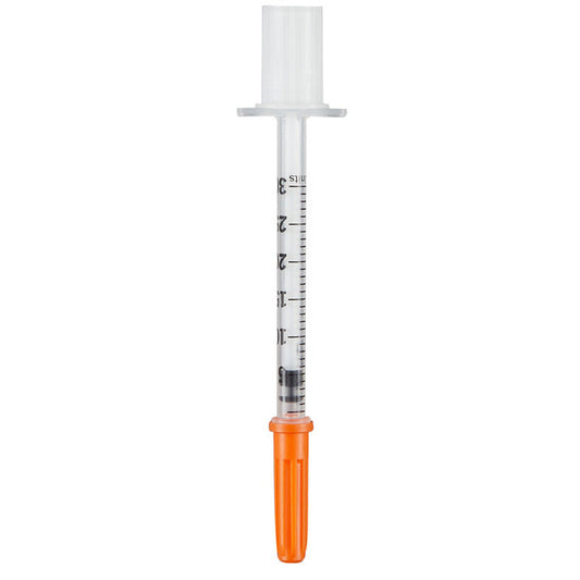 BD 30 gauge x 1/2" Insulin Syringes 0.3 mL with Ultra-Fine Needle, Non-Safety 100/box