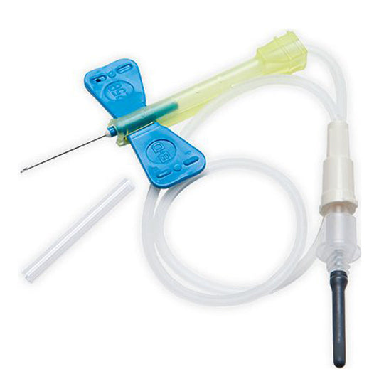 BD Vacutainer Safety-Lok Blood Collection Set, 21 gauge x 3/4" with 12" Tubing and Luer Adapter, 50/pk