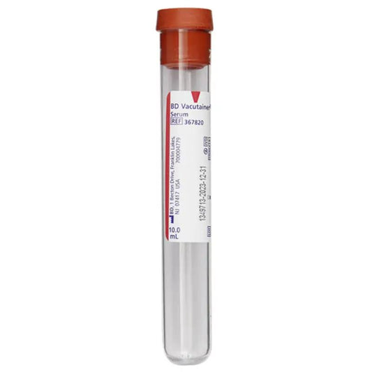 Serum Separator Tubes by BD Vacutainer 10 mL 16 mm x 100 mm, 100/box