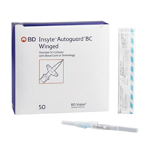 BD Insyte Autoguard IV Catheter BC Shielded with Button Retracting Safety Needle