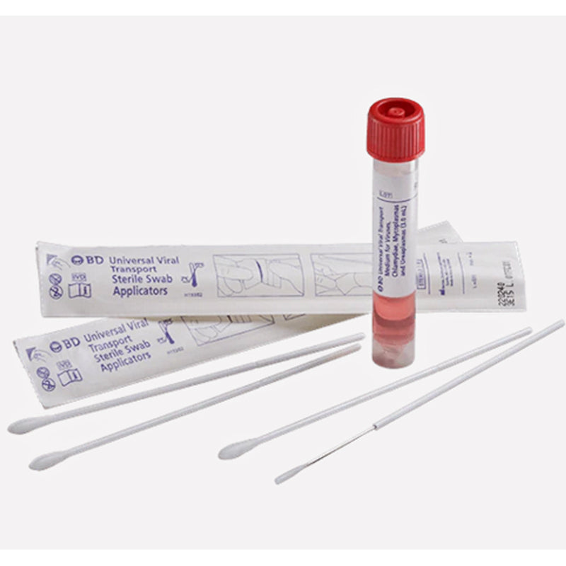 BD Universal Viral Transport Vials 1 mL For Directigen EZ Flu A+B and Directigen EZ RSV Test Kits, 50 per Box