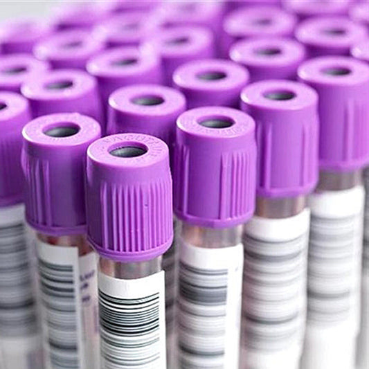 EDTA Blood Collection Tubes 2 mL BD Vacutainer 13mm x 75mm, 100/box