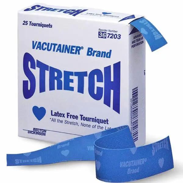 BD 367203 Vacutainer Stretchable Medical Tourniquets, 25/Box