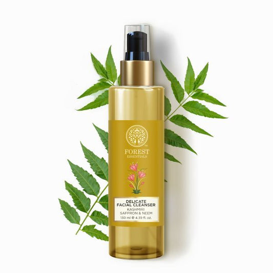 Delicate Facial Cleanser / Face wash Kashmiri Saffron & Neem - 130ml