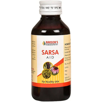 Bakson's Homeopathy Sarsa Aid Syrup