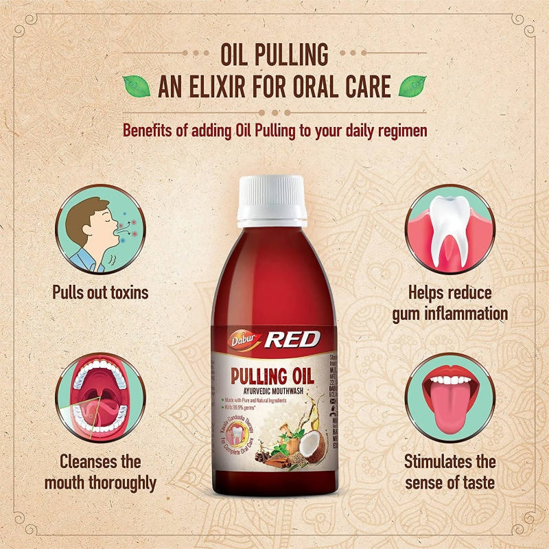 Dabur Red Pulling Oil Ayurvedic Mouthwash