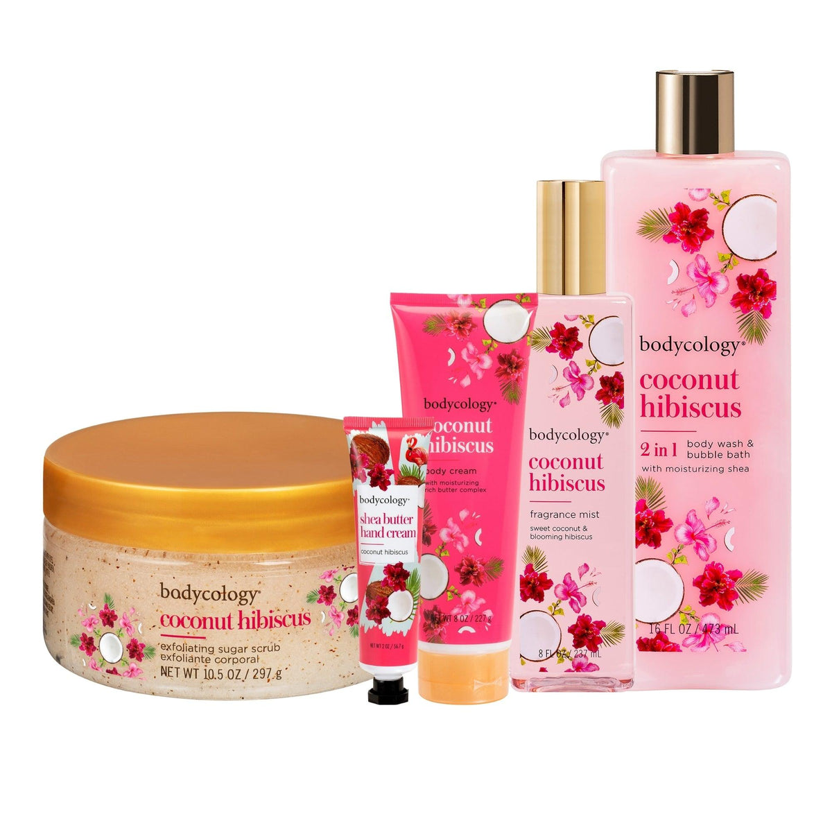 Coconut Hibiscus Set
