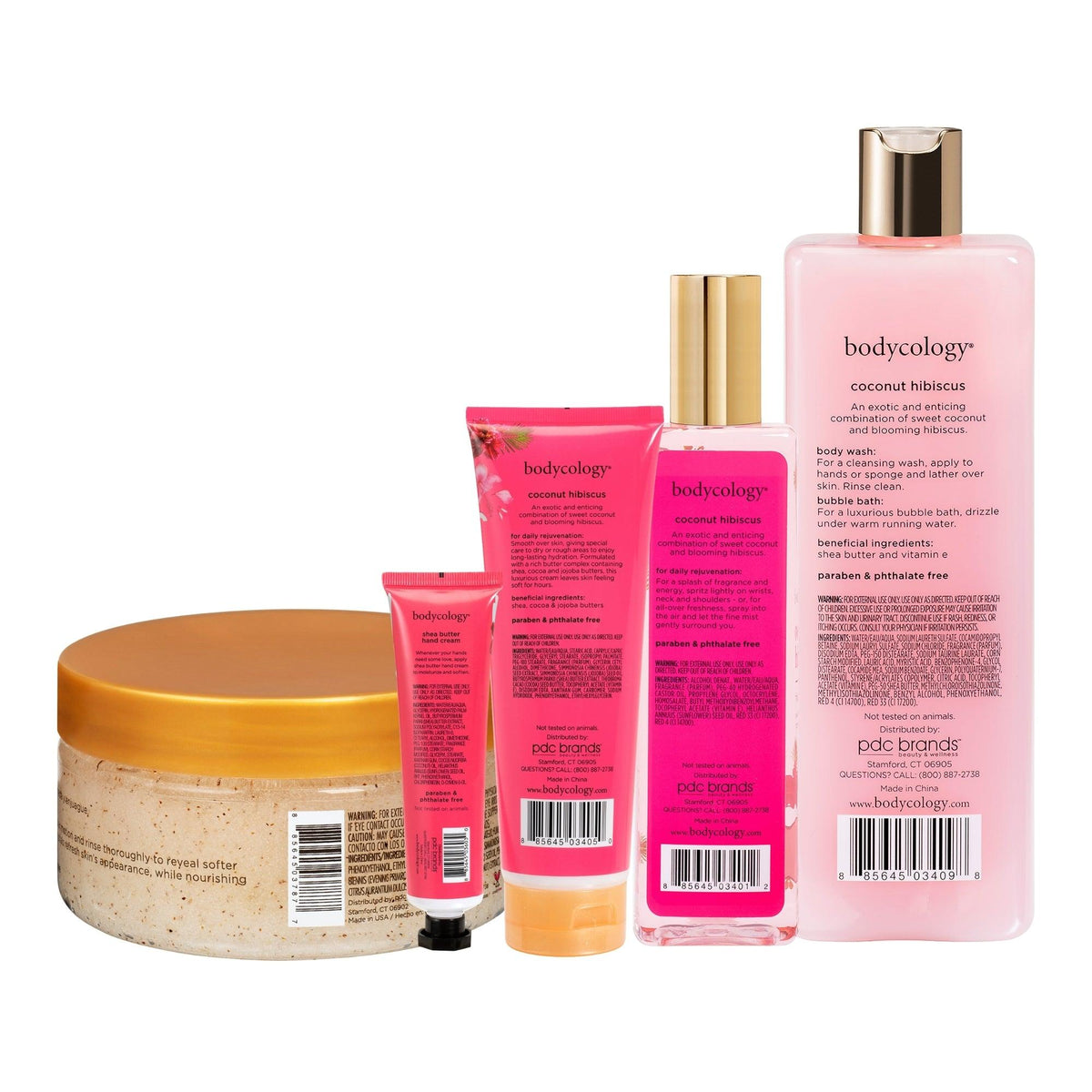 Coconut Hibiscus Set