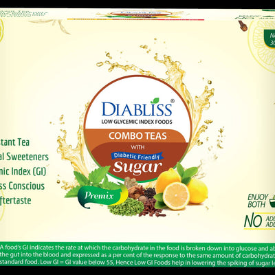 Diabliss Combo Teas with Diabetic Friendly Sugar