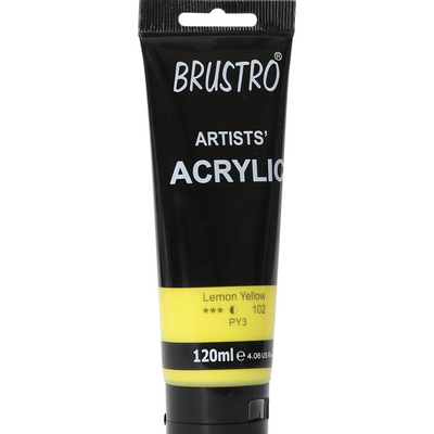 Brustro Arists' Acrylic 120ml Lemon Yellow
