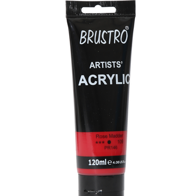 Brustro Arists' Acrylic 120ml Rose Madder