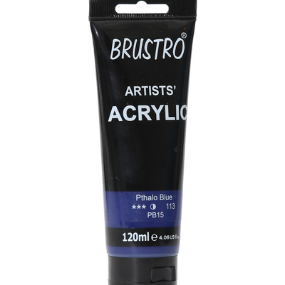Brustro Arists' Acrylic 120ml Pthalo Blue