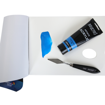 Brustro Artists' Acrylic 120ml Flourescent Blue