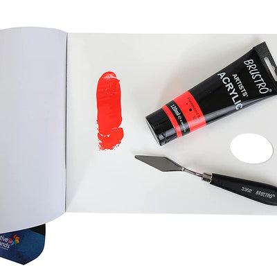Brustro Artists' Acrylic 120ml Flourescent Red