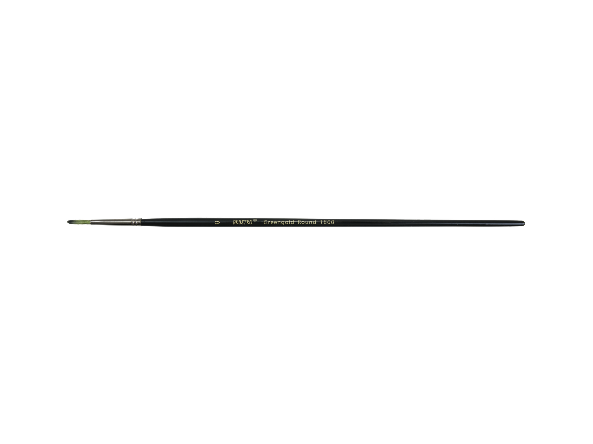 Brustro Artists Greengold Acrylic Brush Round Series 1800 - Size - 8