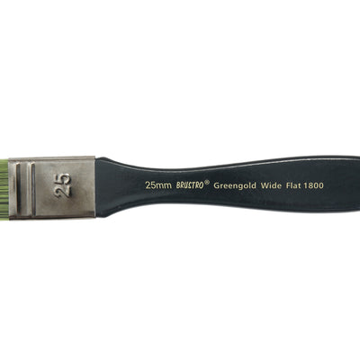 Brustro Artists Greengold Acrylic Brush Wide Flat Series 1800 - Size - 25MM