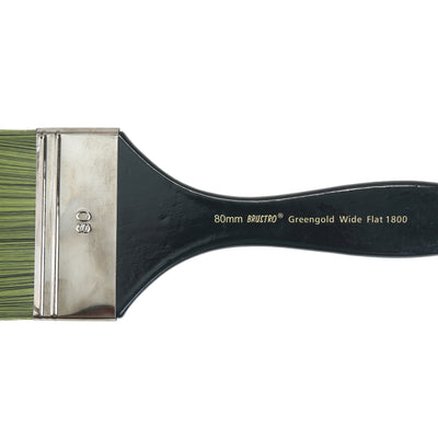 Brustro Artists Greengold Acrylic Brush Wide Flat Series 1800 - Size - 80mm