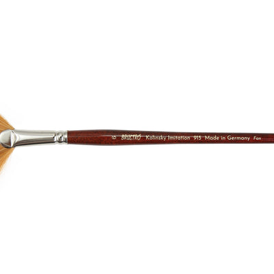 Brustro Kolinsky Imitation Watercolour Fan Brush Size 6