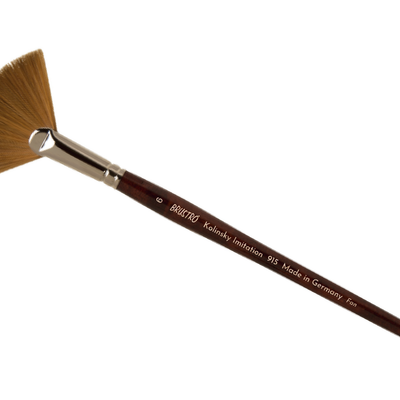 Brustro Kolinsky Imitation Watercolour Fan Brush Size 6