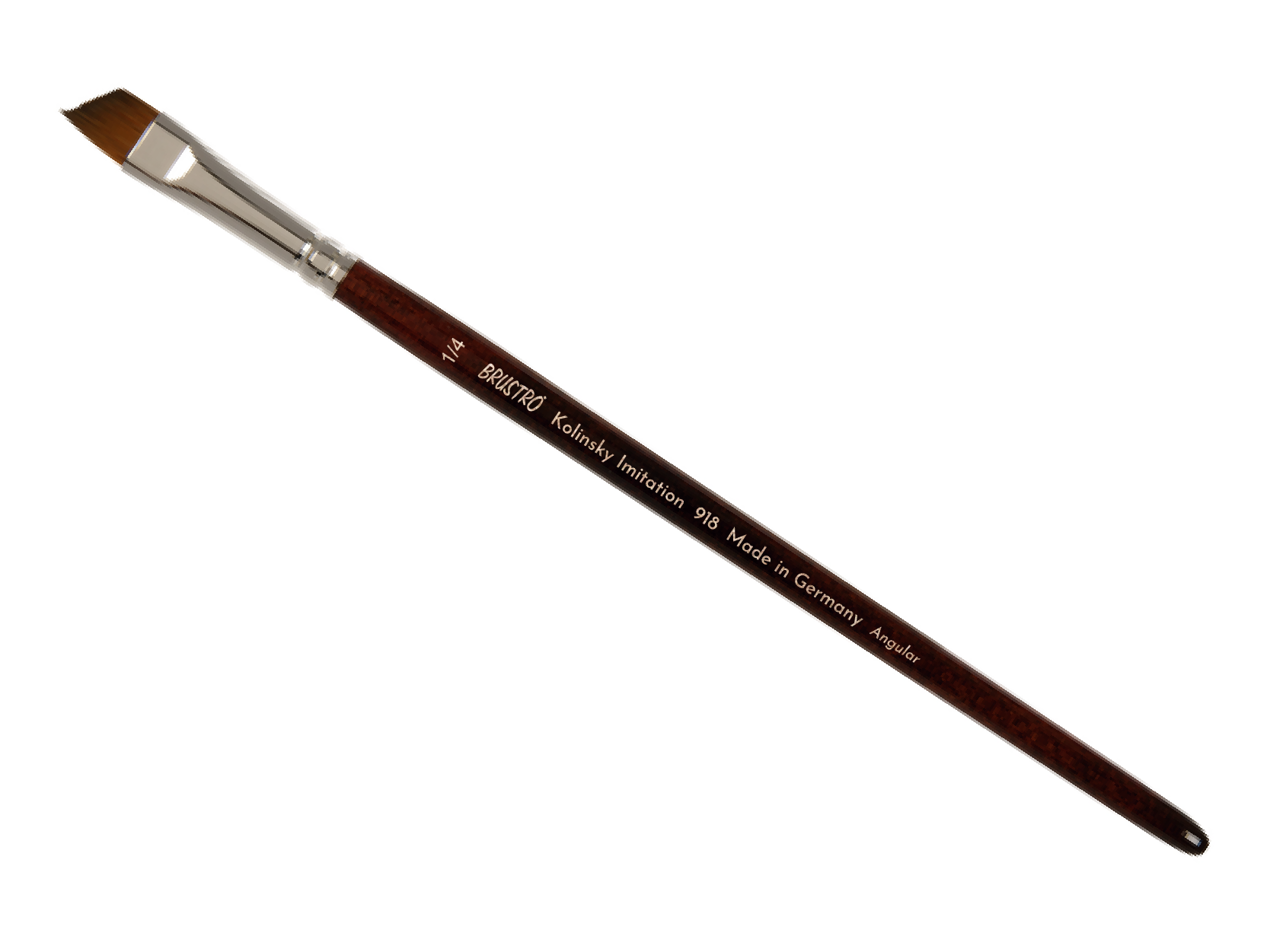 Brustro Kolinsky Imitation Watercolour Angular Brush Size 1/4"