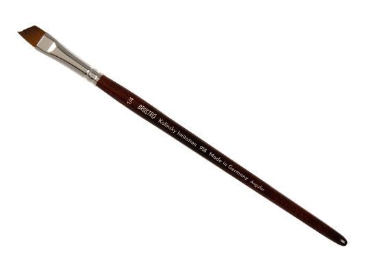 Brustro Kolinsky Imitation Watercolour Angular Brush Size 1/4"