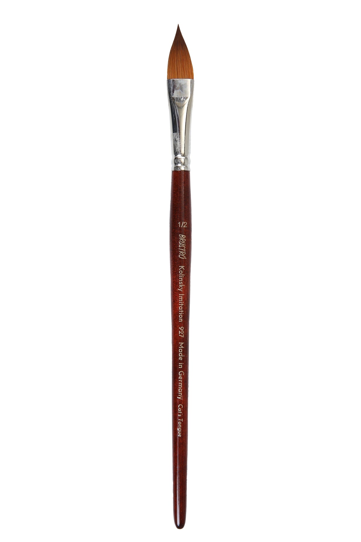 Brustro Kolinsky Imitation Watercolour Cat's Tongue Brush Size 1/2" Inch