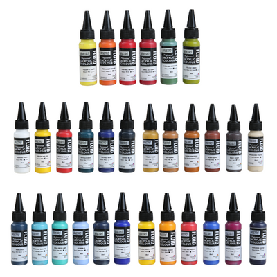 Brustro Professional Artists’ Fluid Acrylic 20 ml Full Range of 30 Shades