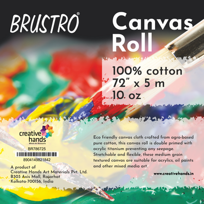 Brustro Cotton Canvas Rolls 786 72" X 5 mtr