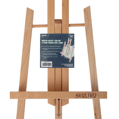Brustro Artists' Tabletop A-Frame Wooden Easel 12inch