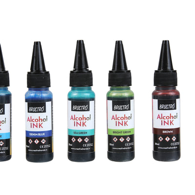 Brustro Alcohol Ink Set of 12 (20ml Each)