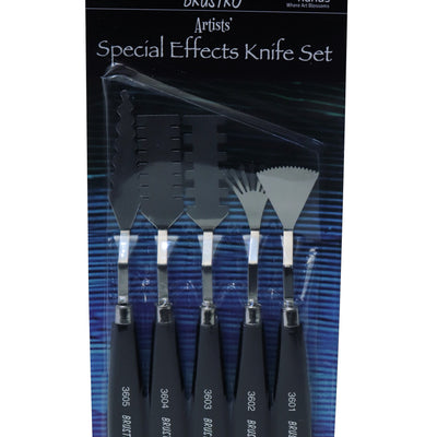 BRUSTRO Artists ’ Special Effects Palette Knives (Set of 5)