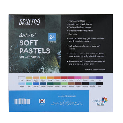 Brustro Artists' Soft Pastels Set of 24