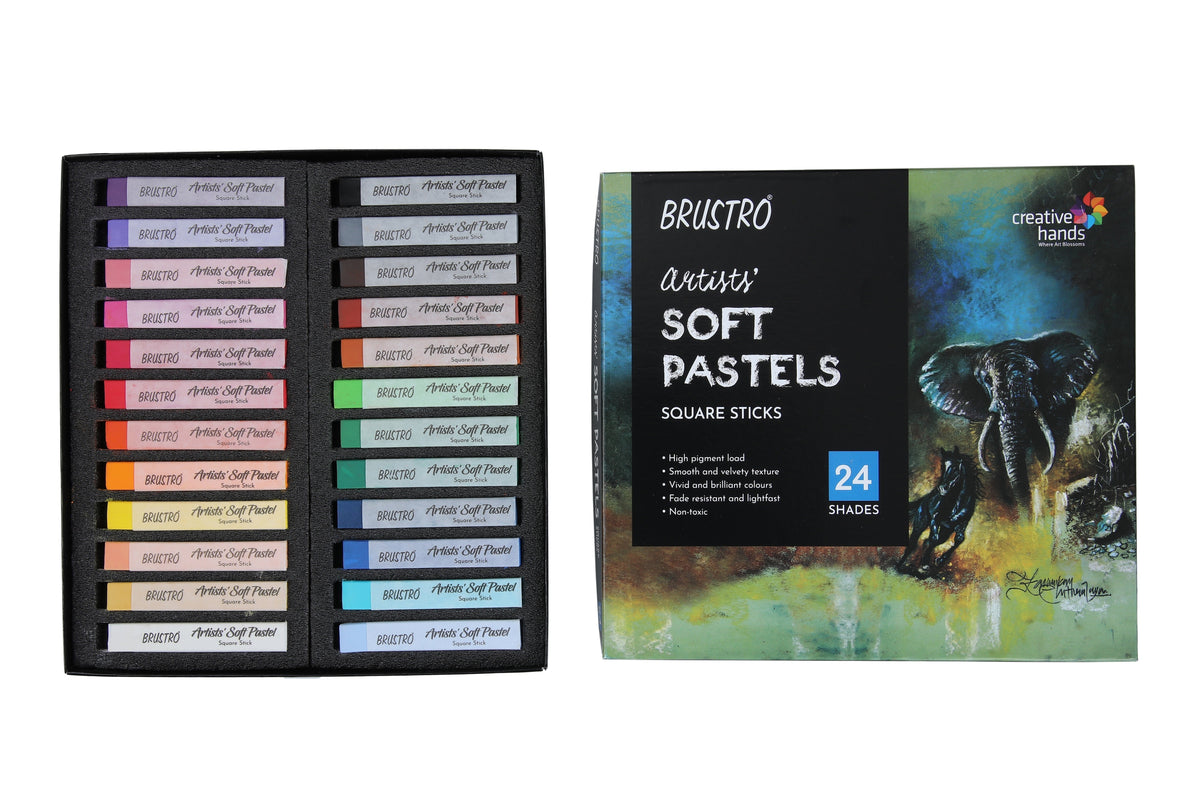 Brustro Artists' Soft Pastels Set of 24