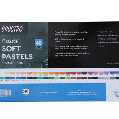 Brustro Artists' Soft Pastels Set of 48