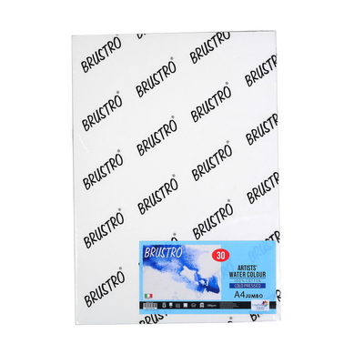 Brustro Artists' WC 100% Cotton CP 300gsm Jumbo - A4 (30 Sheets)