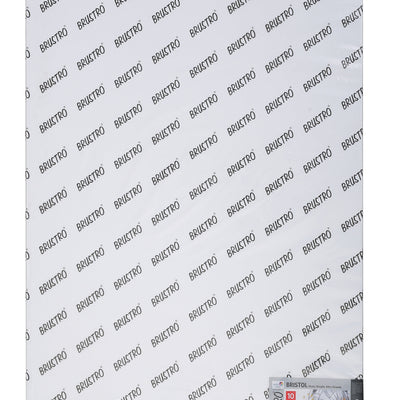 Brustro Bristol Ultra Smooth Paper 250 GSM, Size - 50 x 70 cm, 10 Sheets