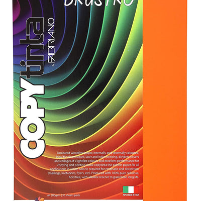 BRUSTRO Copytinta Coloured Craft Paper A4 Size 80 GSM Pastel Green Shade, 30 Sheets Pack. Double Side Coloured for Office Printing, Art, Origami, Craft. VERDE CHIARO