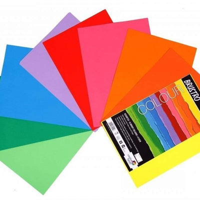 Brustro CRAFT Paper 220 GSM A4 Assorted ( pack of 2 )