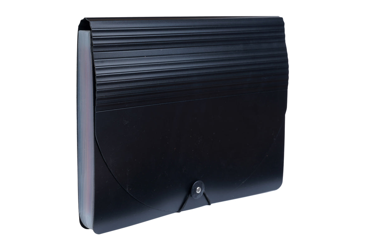 Brustro EZExpand A4 Folder 13 Pocket Expanding File Folder, Accordion Document Organizer for School, Home & Office