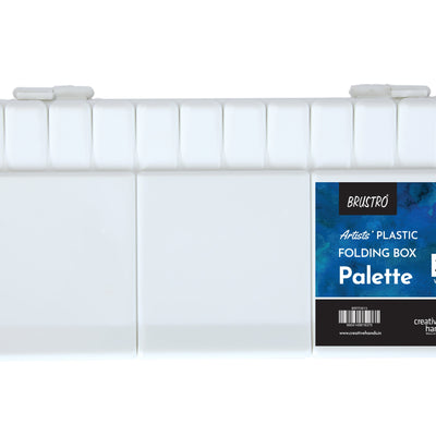Brustro Folding Box 33 Well Plastic Palette 26X13CM