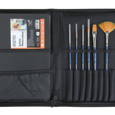 Brustro Artists Watercolour Travel Brush Set A