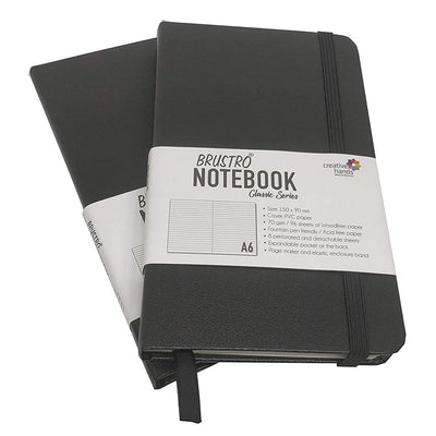 BRUSTRO NOTEBOOK CLASSIC SERIES TWIN PACK A6