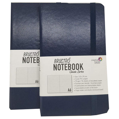 BRUSTRO NOTEBOOK CLASSIC SERIES TWIN PACK A6